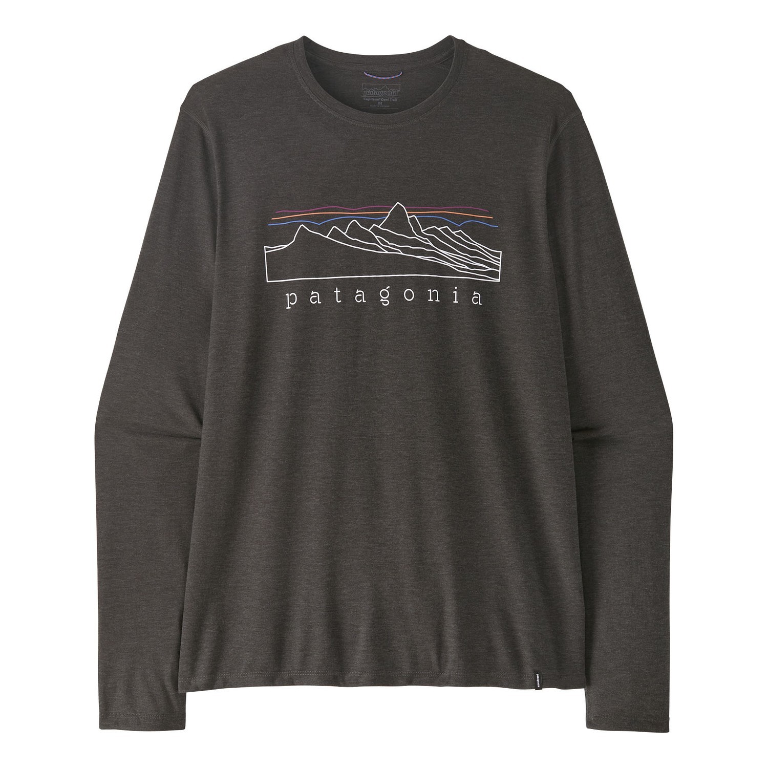 Patagonia M\'s L/S Cap Cool Trail Shirt - Stratapeaks INBK i gruppen Klær Og Fottøy / Klær / Gensere / Langarmet Tskjorte hos Sportfiskeprylar.se (23711-INBK-XXLr)