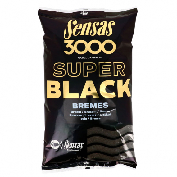 Sensas 3000 Super Black Bremes 1kg i gruppen Sluker / Boilies Og Grunnfõr / Grunnför / Grunnför hos Sportfiskeprylar.se (29-11572)