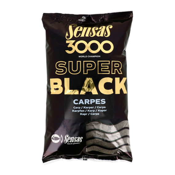 Sensas 3000 Super Black Carp 1kg i gruppen Sluker / Boilies Og Grunnfõr / Grunnför / Grunnför hos Sportfiskeprylar.se (29-11582)