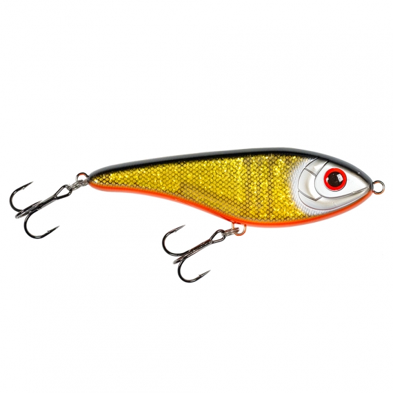 Buster Jerk Sinking - Skitmört Gold Insert i gruppen Sluker / Jerkbait hos Sportfiskeprylar.se (29-EG048-ZC725G)