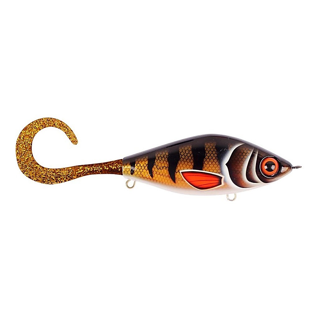 TrueGlide Guppie, 13,5cm, 120gr - Golden Perch - Gold / Gold glitter i gruppen Sluker / Jerkbait hos Sportfiskeprylar.se (29-EG208-TR003)