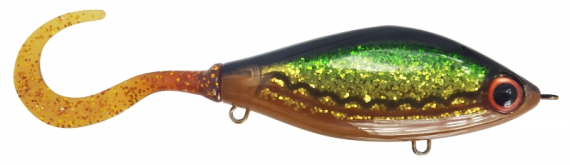 Trueglide Guppie 13,5cm 120g Söder Custom - Motoroil Glitter UV i gruppen Sluker / Jerkbait hos Sportfiskeprylar.se (29-EG208-ZSP18)
