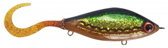 TrueGlide Guppie Jr Sinking 11cm 70g Söder Custom - Motoroil Glitter i gruppen Sluker / Jerkbait hos Sportfiskeprylar.se (29-EG208A-SP18G)