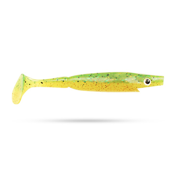 Piglet Shad 10cm (6-pack) - Fire Perch i gruppen Sluker / Softbaits / Abbor Softbaits Og Gjørs Softbaits hos Sportfiskeprylar.se (29-SP172E-C015)