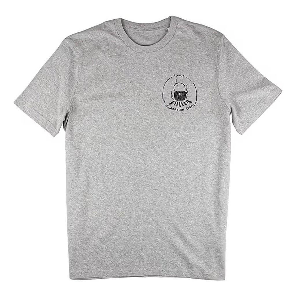 Lemmel T-shirt Relaxation Station Heather grey w Black print i gruppen Klær Og Fottøy / Klær / T-Skjorte hos Sportfiskeprylar.se (3010106-6934r)