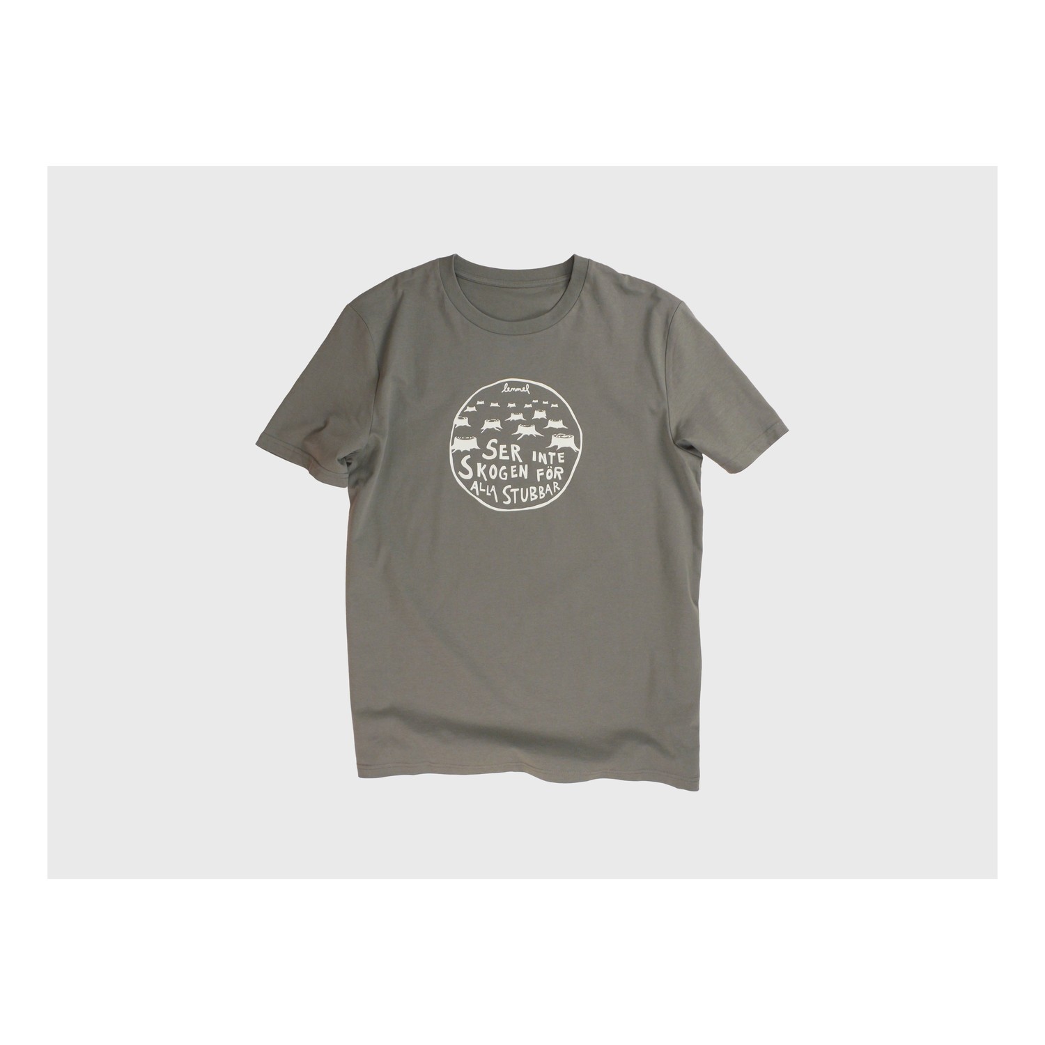 Lemmel T-shirt Stubbar - Khaki green i gruppen Klær Og Fottøy / Klær / T-Skjorte hos Sportfiskeprylar.se (3010114-5634r)