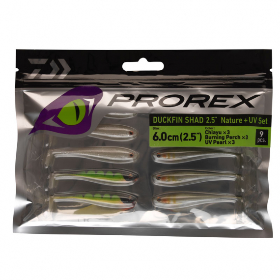 Daiwa PX Duckfin Shad 6,3cm - Nature Set Produktbild-Vorschau 4