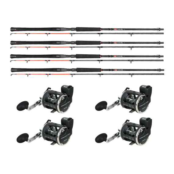 Daiwa Söder Custom Predator Trolling & Okuma Convector LC CV-20D Combo 4-Pack i gruppen Kombinasjoner / Trollingsett hos Sportfiskeprylar.se (32-224648OKUMASET4PCS)