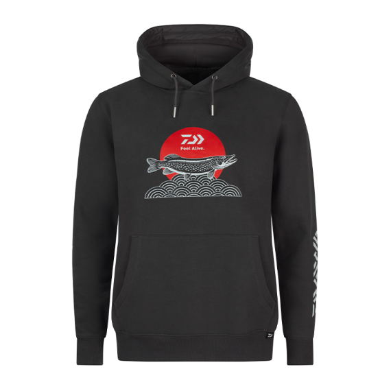 Daiwa Hoodie Japan Pike i gruppen Klær Og Fottøy / Klær / Gensere / Hettegensere hos Sportfiskeprylar.se (32-228617r)