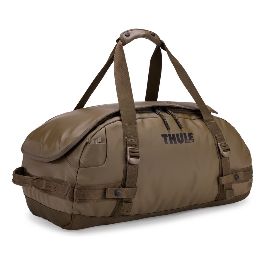 Thule Chasm Recycled Duffel 40L - Deep Khaki i gruppen Oppbevaring / Duffelbagger hos Sportfiskeprylar.se (3205139)