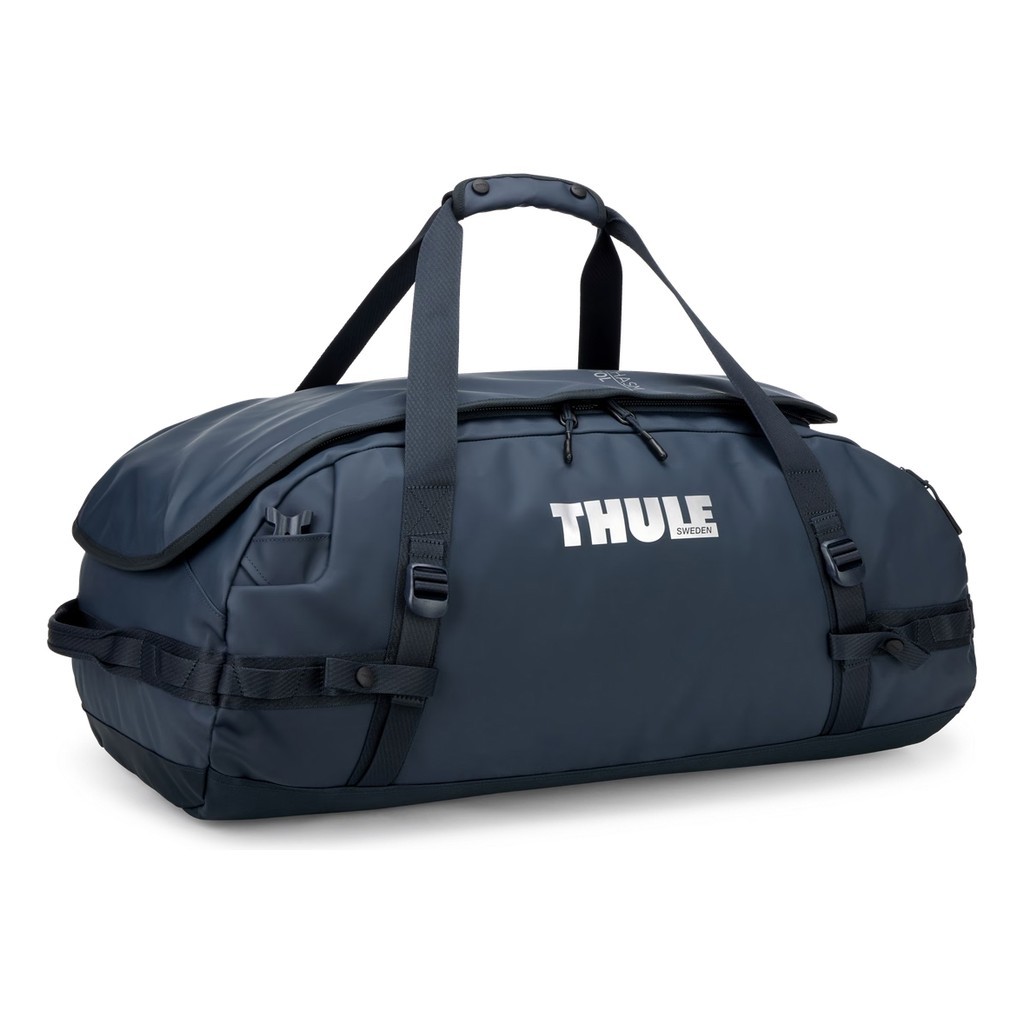 Thule Chasm Recycled Duffel 70L - Darkest Blue i gruppen Oppbevaring / Duffelbagger hos Sportfiskeprylar.se (3205593)