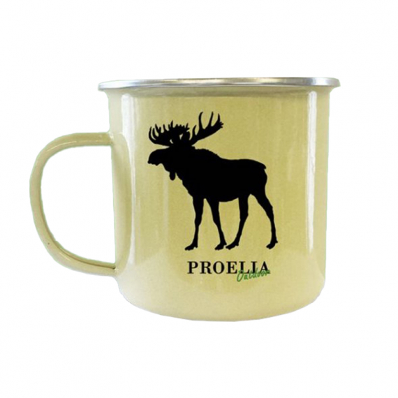 Proelia Outdoor Enamelled Cup Moose 450 ml i gruppen Outdoor / Feltkjøkken Og Redskaper / Kopper Og Mugger hos Sportfiskeprylar.se (32122-PROEL)