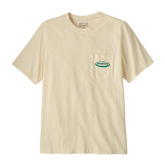Patagonia M\'s MW \'95 Oval Logo Pocket Tee UDNL i gruppen Klær Og Fottøy / Klær / T-Skjorte hos Sportfiskeprylar.se (37880-UDNL-Lr)