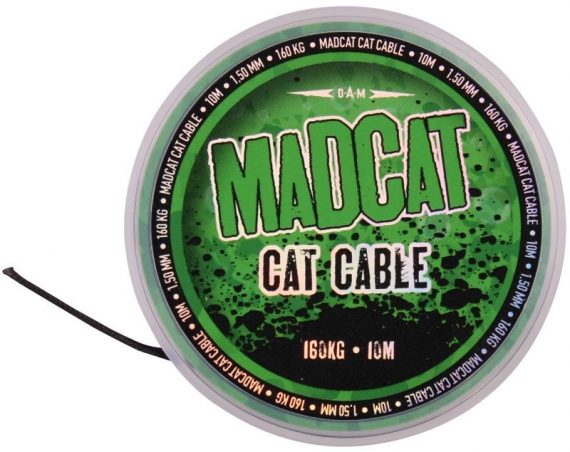 MADCAT - CAT CABLE 10m 1,50mm 160 kg i gruppen Kroker Og Terminal Takkel / Ledere Og Fortommsmaterialer / Fortommsmaterialer / Fortommsmateriale Multifilament hos Sportfiskeprylar.se (3795160)