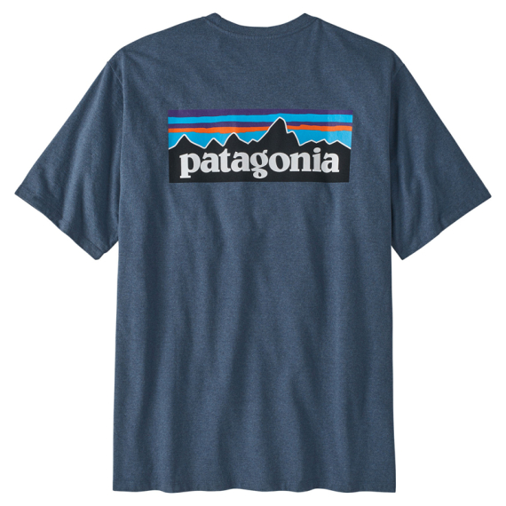 Patagonia M\'s P-6 Logo Responsibili-Tee, Utility Blue i gruppen Klær Og Fottøy / Klær / T-Skjorte hos Sportfiskeprylar.se (38504-UTB-Sr)