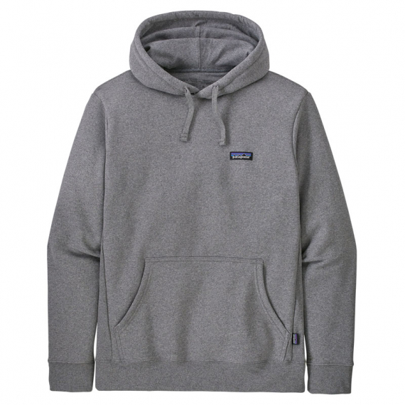 Patagonia M\'s P-6 Label Uprisal Hoody Gravel Heather i gruppen Klær Og Fottøy / Klær / Gensere / Hettegensere hos Sportfiskeprylar.se (39621-GLH-r)