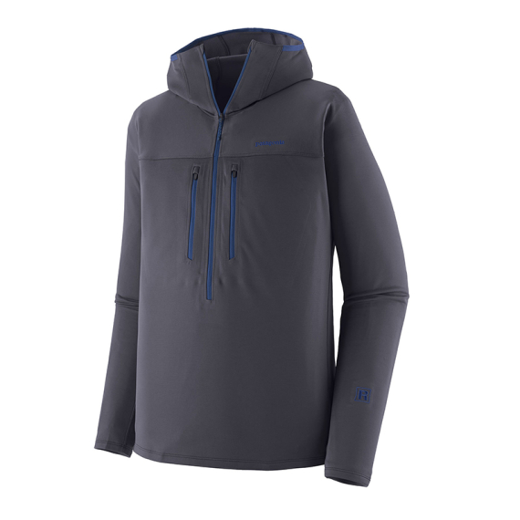 Patagonia M\'s R1 Ultralight Hoody Smolder Blue i gruppen Klær Og Fottøy / Klær / Gensere / Hettegensere hos Sportfiskeprylar.se (40035-SMDB-Lr)