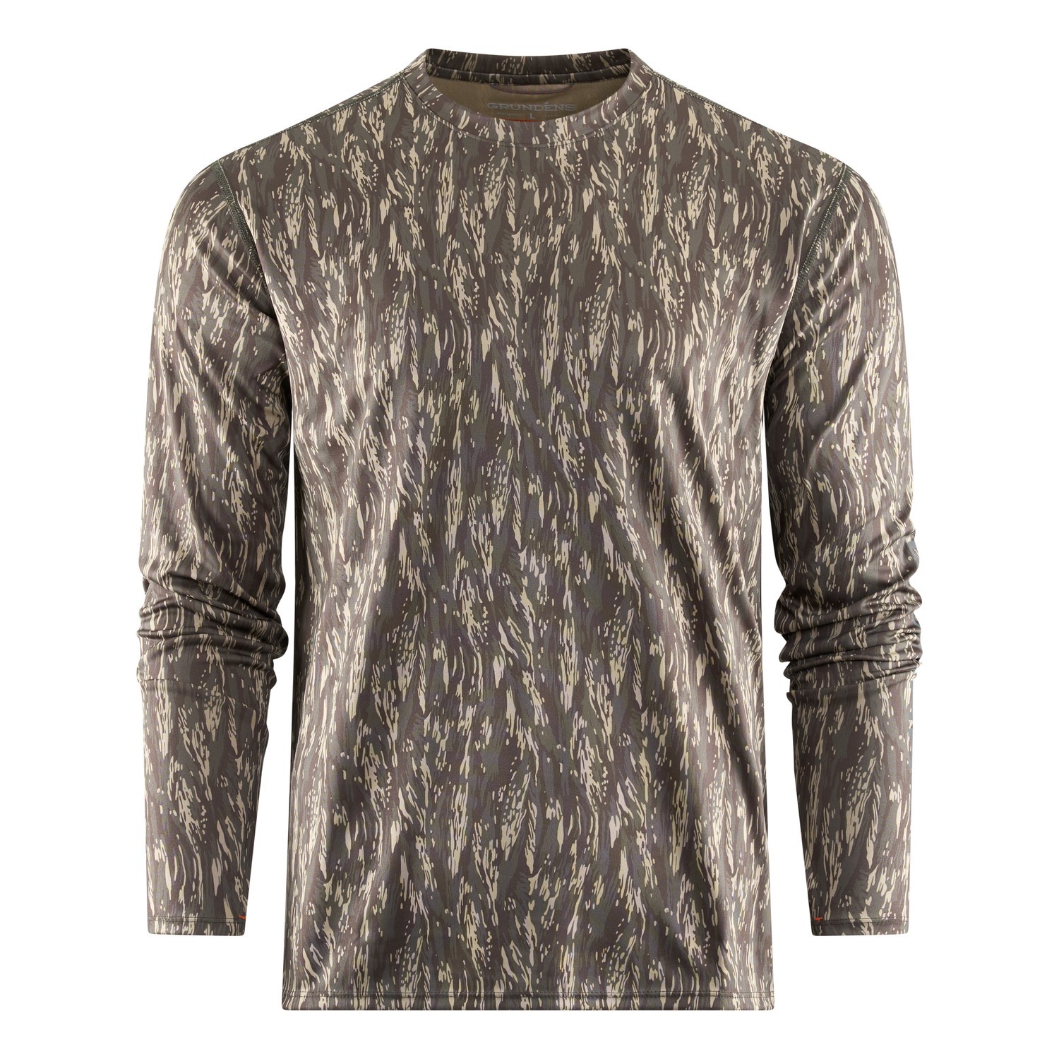 Grundéns Tough Sun Crew Marsch Camo i gruppen Klær Og Fottøy / UV-klær hos Sportfiskeprylar.se (40112-934-0013r)