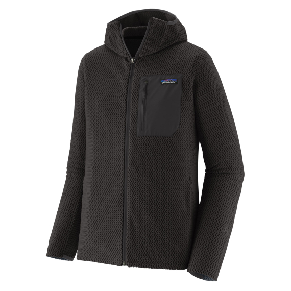 Patagonia M\'s R1 Air Full-Zip Hoody Black i gruppen Klær Og Fottøy / Klær / Gensere / Hettegensere hos Sportfiskeprylar.se (40256-BLK-Lr)