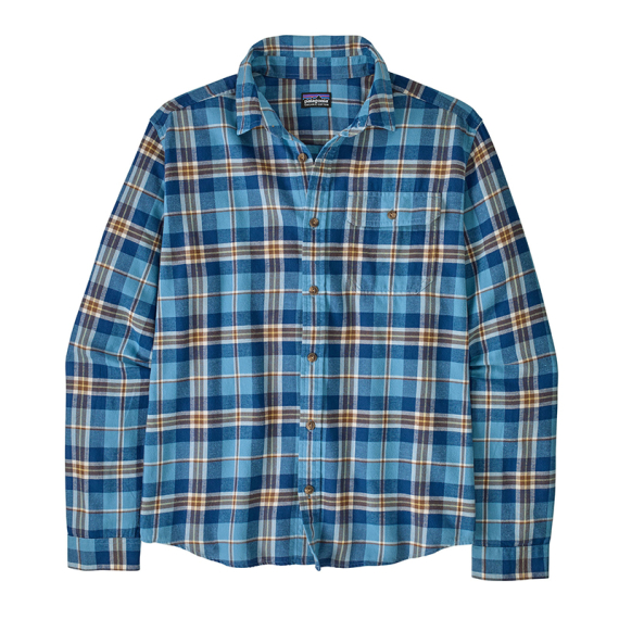 Patagonia M\'s L/S LW Fjord Flannel Shirt PSHB i gruppen Klær Og Fottøy / Klær / Skjorter hos Sportfiskeprylar.se (42410-PSHB-Lr)