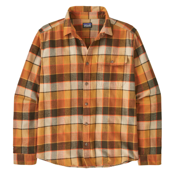Patagonia M\'s L/S LW Fjord Flannel Shirt ROTB i gruppen Klær Og Fottøy / Klær / Skjorter hos Sportfiskeprylar.se (42410-ROTB-Lr)