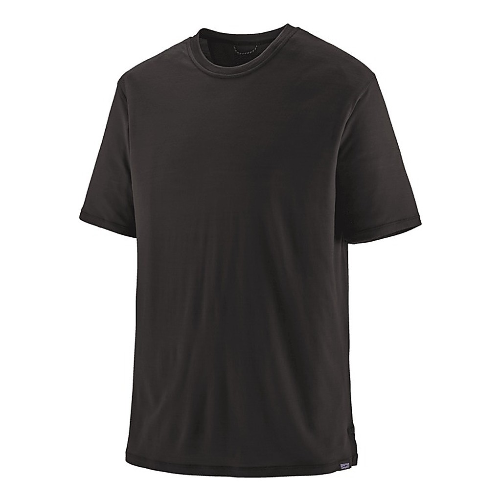 Patagonia M\'s Cap Cool Merino Blend Shirt BLK i gruppen Klær Og Fottøy / Klær / T-Skjorte hos Sportfiskeprylar.se (44575-BLK-XXLr)