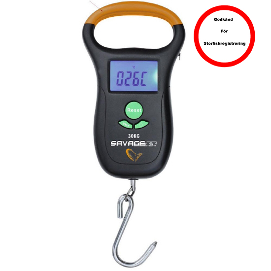 Savage Gear Digital Scales i gruppen Utstyr Og Tilbehør / Vekt hos Sportfiskeprylar.se (45212r)