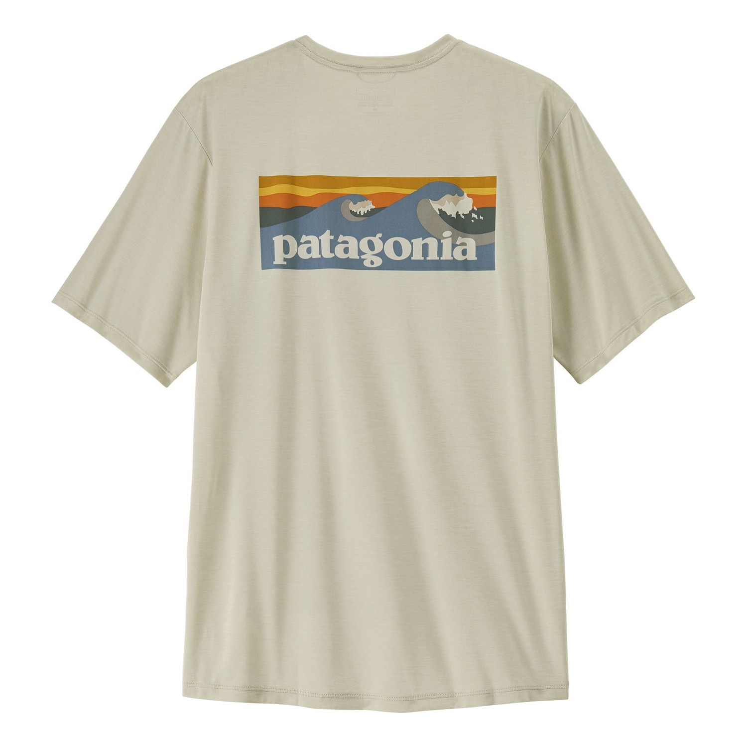 Patagonia M\'s Cap Cool Daily Shirt - Boardshort Logo DYWH i gruppen Klær Og Fottøy / Klær / T-Skjorte hos Sportfiskeprylar.se (45481-DYWH-XXLr)