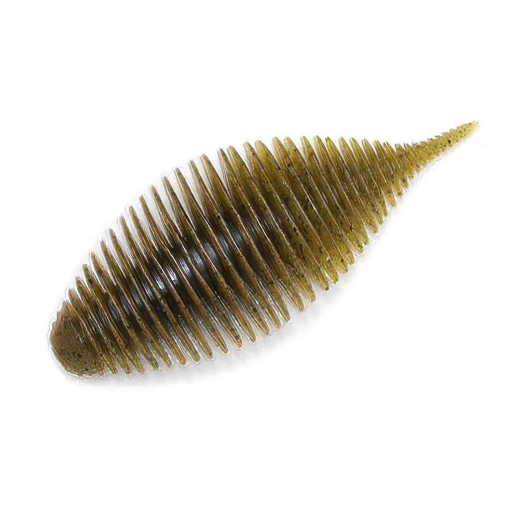 Geecrack Bellows Gill Floating 2\'\' 5cm (4Pcs) - Green Pumpkin i gruppen Sluker / Softbaits / Kreps Og hos Sportfiskeprylar.se (4571473840371)