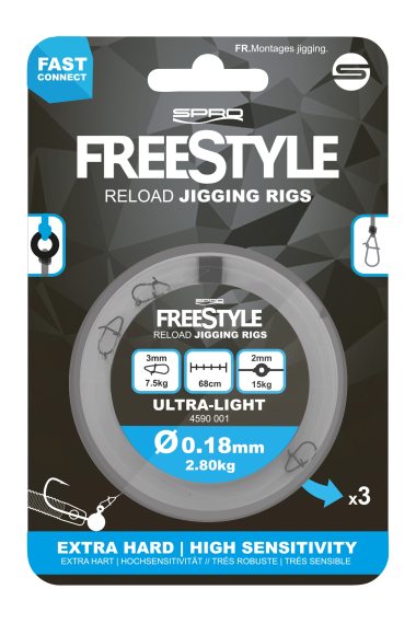 Freestyle Reload Jig Rig i gruppen Kroker Og Terminal Takkel / Ferdiglagde Rigger / Ferdiglagde Abbor-Fortommer hos Sportfiskeprylar.se (45905r)