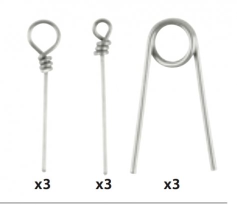 Spro Softbait Pin Assortiment i gruppen Kroker Og Terminal Takkel / Stingere Og Stingertilbehør / Stingertilbehør / Stingerfester hos Sportfiskeprylar.se (4628109)
