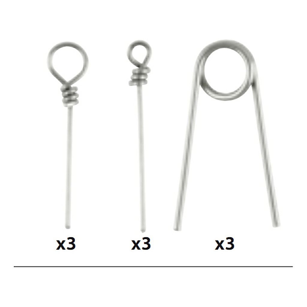 Spro Softbait Pin Assortiment i gruppen Kroker Og Terminal Takkel / Stingere Og Stingertilbehør / Stingertilbehør / Stingerfester hos Sportfiskeprylar.se (4628109)