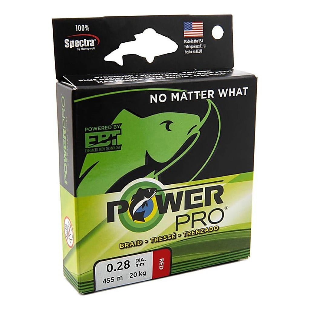 PowerPro 135m Vermillion red i gruppen Fiskemetoder / Spinnfiske / Snører / Multifilament hos Sportfiskeprylar.se (5000042189DOr)