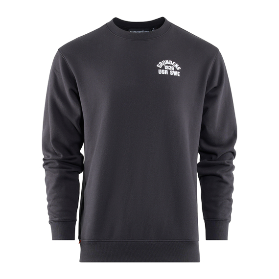 Grundéns 1926 Crew Sweatshirt Black i gruppen Klær Og Fottøy / Klær / Gensere / Gensere hos Sportfiskeprylar.se (50012-001-0014r)
