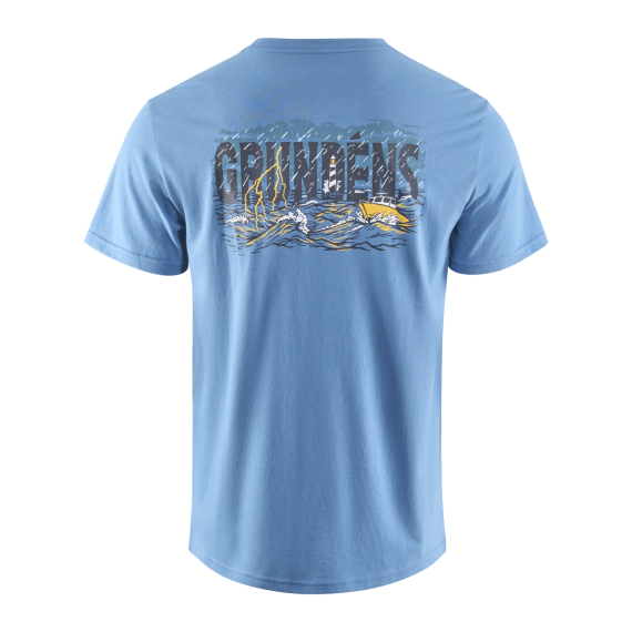 Grundéns Tough Seas SS T-Shirt Captain\'s Blue i gruppen Klær Og Fottøy / Klær / T-Skjorte hos Sportfiskeprylar.se (50174-494-0013r)