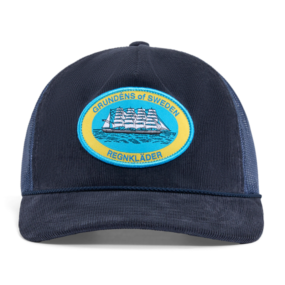 Grundéns Cord Trucker Navy i gruppen Klær Og Fottøy / Caps Og Annet Hodeplagg / Caps / Trucker Caps hos Sportfiskeprylar.se (50183-410-0001)