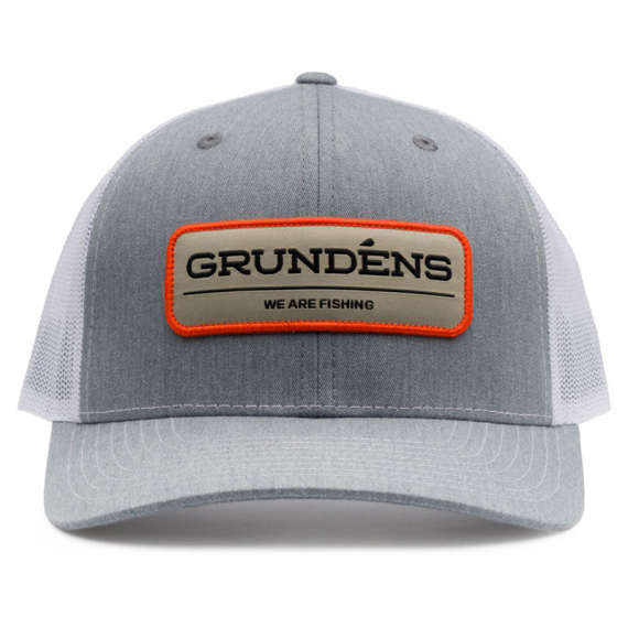 Grundéns We Are Fishing Trucker Heather Grey/White i gruppen Klær Og Fottøy / Caps Og Annet Hodeplagg / Caps / Trucker Caps hos Sportfiskeprylar.se (50286-064-0001)