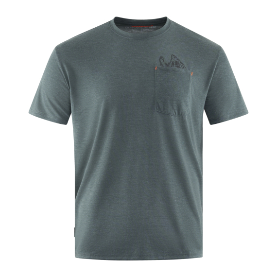 Grundéns Species Pocket Tee Deep Forest Heather i gruppen Klær Og Fottøy / Klær / T-Skjorte hos Sportfiskeprylar.se (50478-386-0014r)