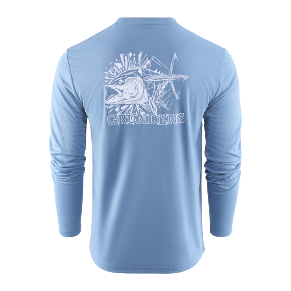Grundéns Tuna Torpedo LS Tech Tee Captain\'s Blue i gruppen Klær Og Fottøy / Klær / T-Skjorte hos Sportfiskeprylar.se (50486-494-0014r)