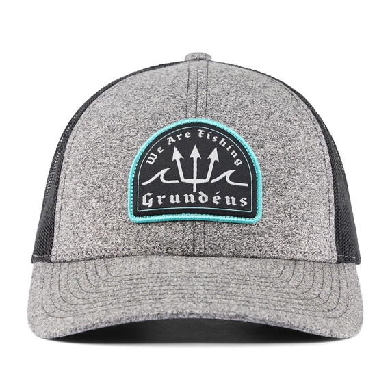 Grundéns Poseidon Low Pro Trucker Heather Charcoal i gruppen Klær Og Fottøy / Caps Og Annet Hodeplagg / Caps / Trucker Caps hos Sportfiskeprylar.se (50529-011-0001)