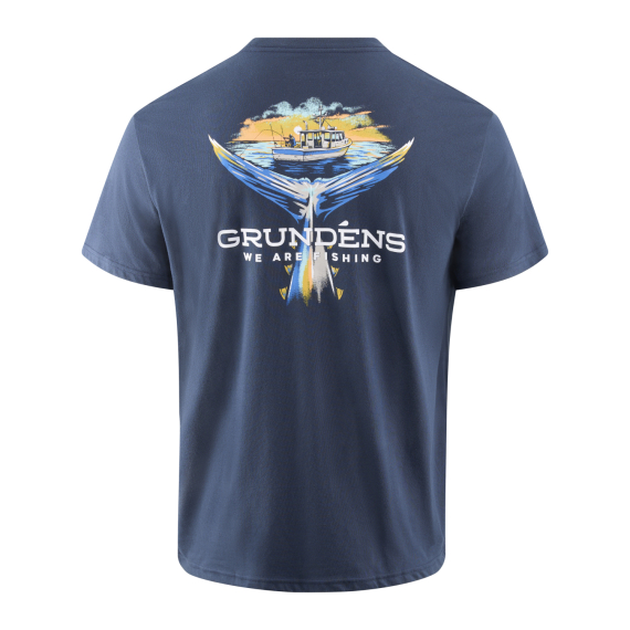 Grundéns Tuna Tailscape SS T-Shirt Dark Navy i gruppen Klær Og Fottøy / Klær / T-Skjorte hos Sportfiskeprylar.se (50538-425-0013r)