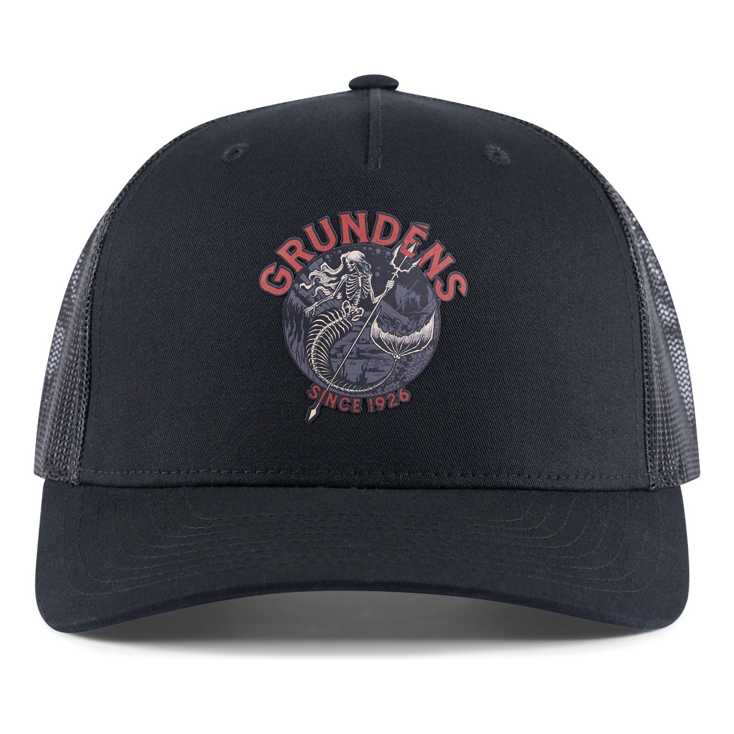 Grundéns Dead Reckoning Trucker Black i gruppen Klær Og Fottøy / Caps Og Annet Hodeplagg / Caps / Trucker Caps hos Sportfiskeprylar.se (50551-001-0001)