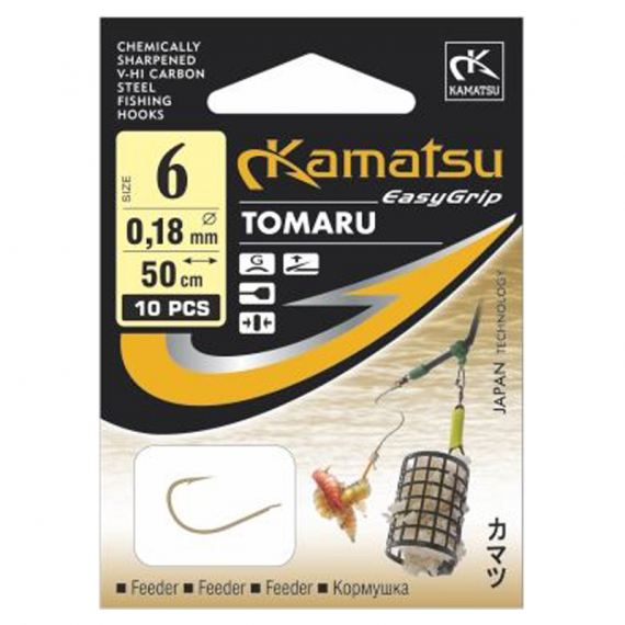 Kamatsu Monofilament Leader Tomaru (10-pack) i gruppen Kroker Og Terminal Takkel / Kroker / Specimen Kroker hos Sportfiskeprylar.se (521410106r)
