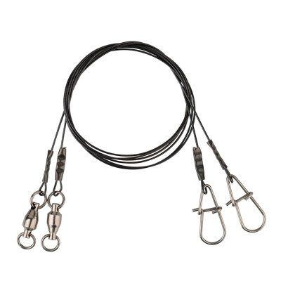 Savage Gear Black7 Trace 50cm 2-pack i gruppen Kroker Og Terminal Takkel / Ledere Og Fortommsmaterialer hos Sportfiskeprylar.se (54865)