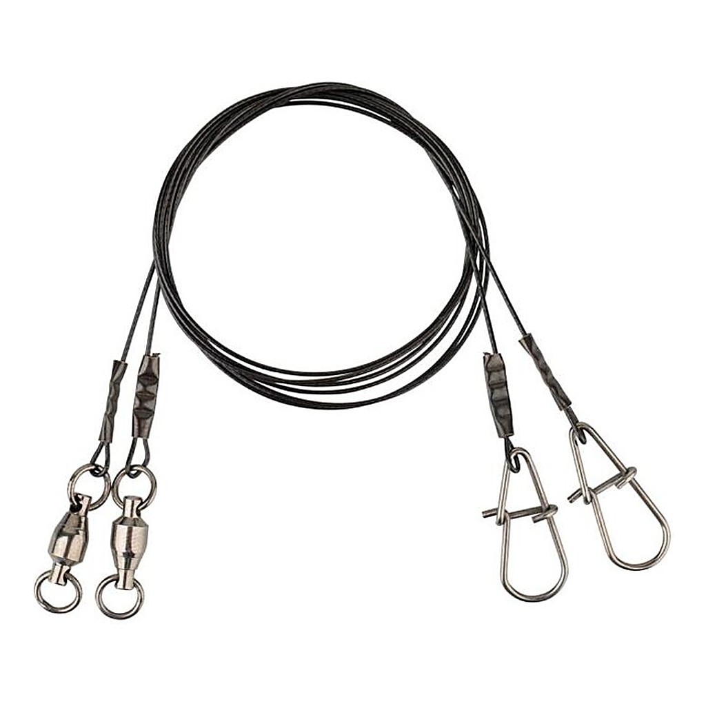 Savage Gear Black7 Trace 50cm 2-pack i gruppen Kroker Og Terminal Takkel / Ledere Og Fortommsmaterialer hos Sportfiskeprylar.se (54865)
