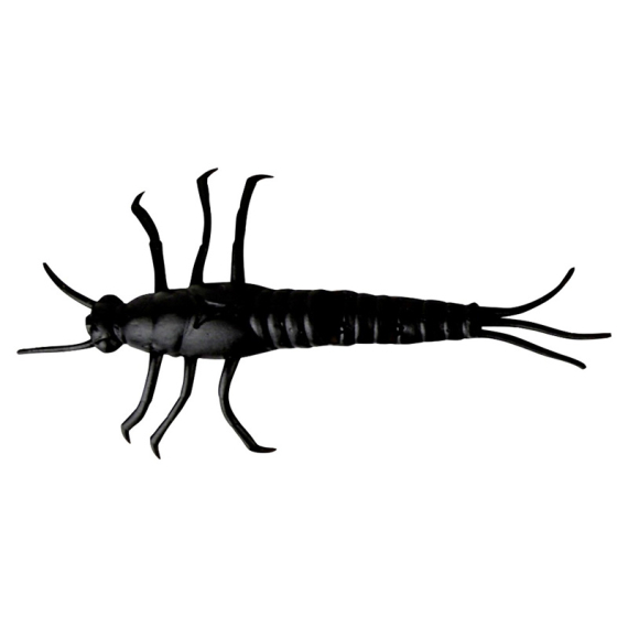 Savage Gear LB 3D PVC Mayfly 50mm Black 8pcs i gruppen Sluker / Softbaits / Kreps Og / Creaturebaits hos Sportfiskeprylar.se (55112)