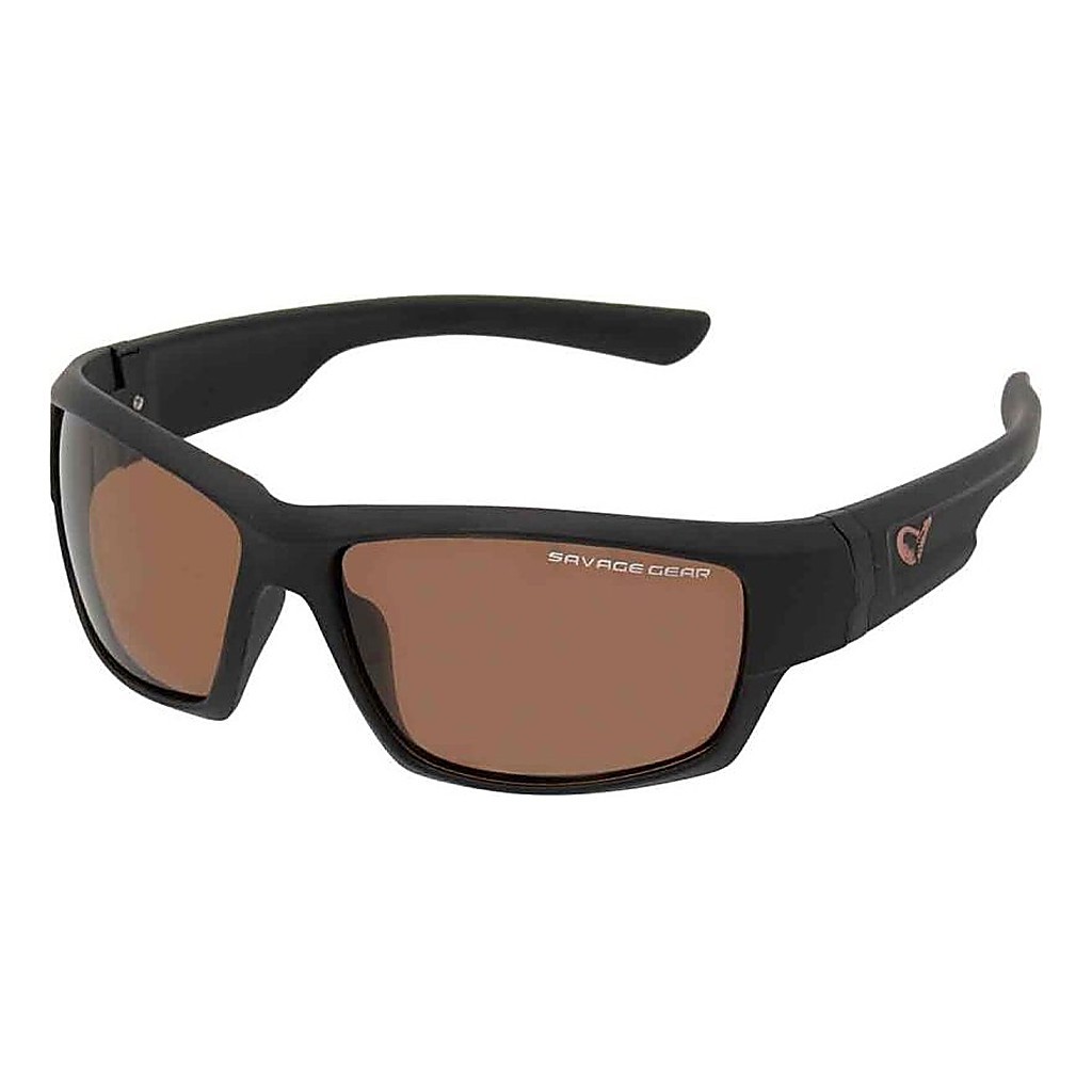 Savage Gear Shades Floating Polarized Sunglasses - Amber (Sun And Clouds) i gruppen Klær Og Fottøy / Briller / Polaroid Briller hos Sportfiskeprylar.se (57573)