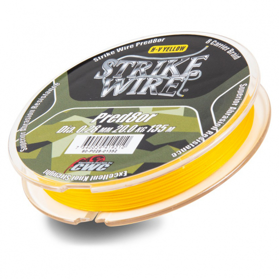 Strike Wire Predator X8 - 135m, H-V Yellow i gruppen Snører / Multifilament hos Sportfiskeprylar.se (60-P032-01352r)