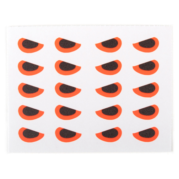 Angry Predator Eyes 6mm - Fluo Orange i gruppen Kroker Og Terminal Takkel / Flue Binding / Fluebindingsmateriale / Øyne hos Sportfiskeprylar.se (600002)