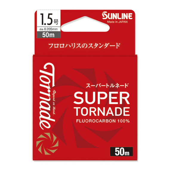 Sunline Super Tornade Clear 50m i gruppen Snører / Fluorokarbon Sen hos Sportfiskeprylar.se (60075550r)